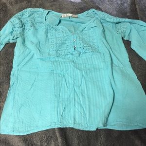 Blue Dressy Shirt